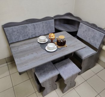 Кухонный уголок Миссия с полкой ткань в Нерюнгри - mebel154.com