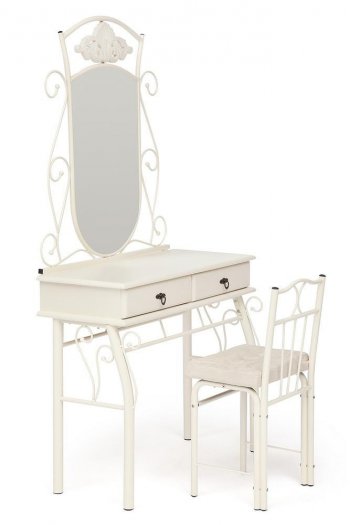 Столик туалетный CANZONA (столик/зеркало + стул) в Нерюнгри - mebel154.com