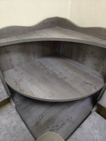 Кухонный уголок Миссия с полкой ткань в Нерюнгри - mebel154.com