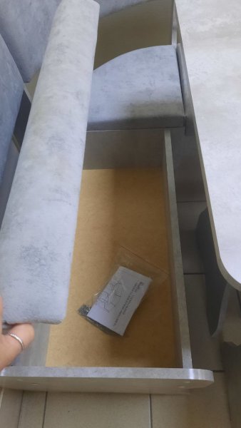 Кухонный уголок Миссия V велюр (цемент) в Нерюнгри - mebel154.com