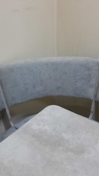 Кухонный уголок Миссия V велюр (цемент) в Нерюнгри - mebel154.com