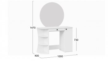 Стол туалетный «Соло» Тип 1 в Нерюнгри - mebel154.com