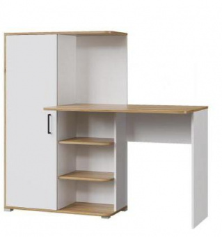 Стол со шкафом STIF белый(правый/левый) в Нерюнгри - mebel154.com