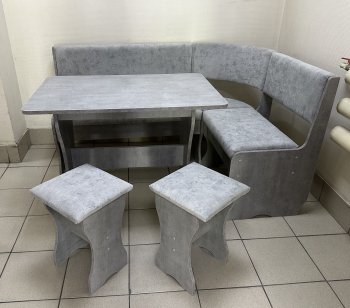 Кухонный уголок Миссия V велюр (сириус) в Нерюнгри - mebel154.com