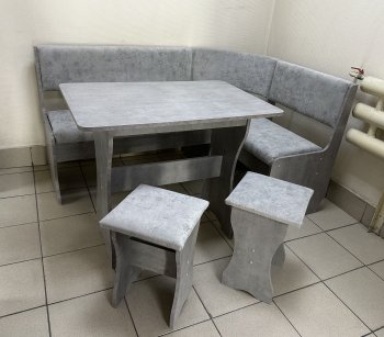Кухонный уголок Миссия V велюр (сириус) в Нерюнгри - mebel154.com