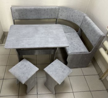 Кухонный уголок Миссия V велюр (сириус) в Нерюнгри - mebel154.com