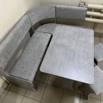Кухонный уголок Миссия V велюр (сириус) в Нерюнгри - mebel154.com