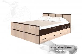 Кровать Сакура 1600(бтс) в Нерюнгри - mebel154.com