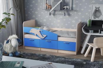 Кровать Дельфин 1.6 в Нерюнгри - mebel154.com