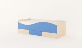 Кровать детская с ящиками Волна в Нерюнгри - mebel154.com