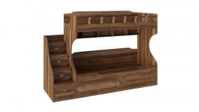 Кровать двухъярусная с приставной лестницей Навигатор в Нерюнгри - mebel154.com