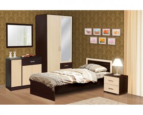 Кровать 900  Фриз с настилом в Нерюнгри - mebel154.com