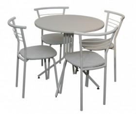 Набор стол пластиковый, 4 стула в Нерюнгри - mebel154.com