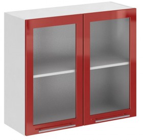 Олива ПС 800 шкаф верхний стекло в Нерюнгри - mebel154.com