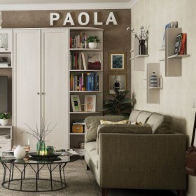 Полка угловая 14 Paola в Нерюнгри - mebel154.com