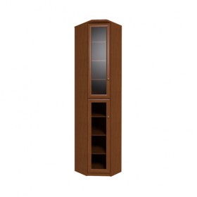 Шкаф для книг угловой фасад Стекло 10 Марракеш в Нерюнгри - mebel154.com