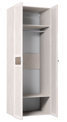 Шкаф для одежды 2-х дверный 54 Карина в Нерюнгри - mebel154.com