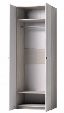 Шкаф для одежды 2-х дверный 54 Марсель в Нерюнгри - mebel154.com