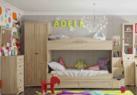 Шкаф для одежды 2-х дверный 92 Adele в Нерюнгри - mebel154.com