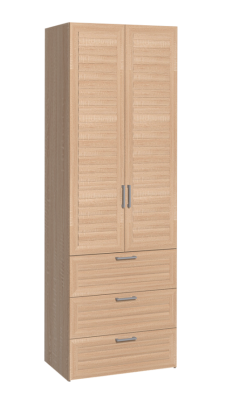 Шкаф для одежды 2-х дверный с ящ 12 Регата в Нерюнгри - mebel154.com
