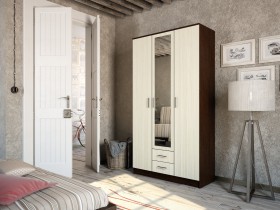 Шкаф-для одежды Трио в Нерюнгри - mebel154.com