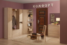Шкаф для одежды угловой 1 Комфорт в Нерюнгри - mebel154.com