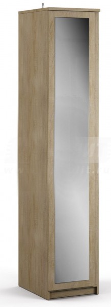 Шкаф однодверный с зеркалом Веста СБ-2260  в Нерюнгри - mebel154.com