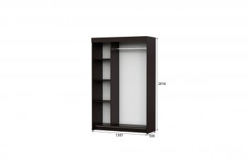 Шкаф-купе ШКП-2  1.3м в Нерюнгри - mebel154.com
