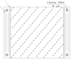 Зеркало навесное Амели в Нерюнгри - mebel154.com